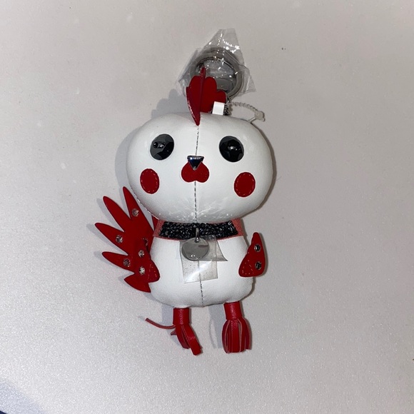 Bnib Swarovski Ltd edition rooster Pascal bag charm crystal key ring jewelry - Picture 2 of 7